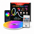 5M LED Neon Rope Light – RGB Smart App Control with Remote