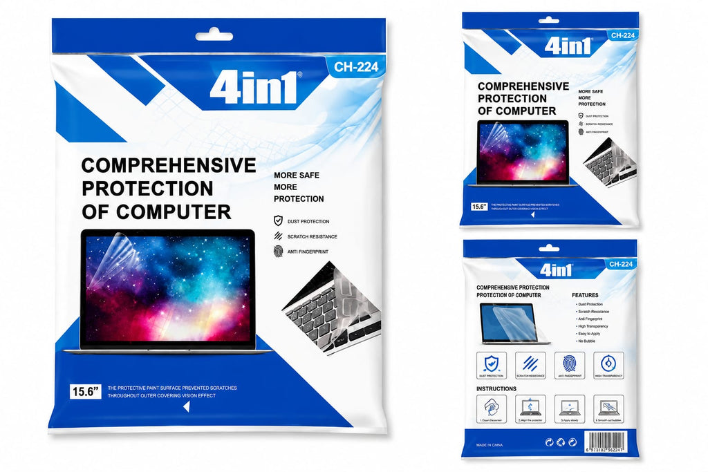 4in1 Laptop Screen Protector – 15.6"