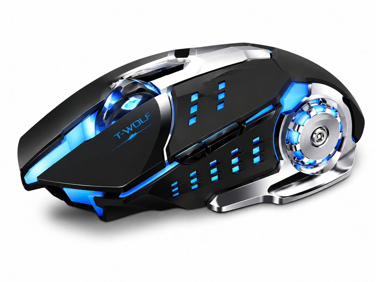 T-WOLF Q13 wireless charging gaming mouse with adjustable DPI
