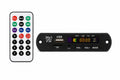 JQ MP3 Decode Board 5V 12V with Bluetooth USB FM and remote control
