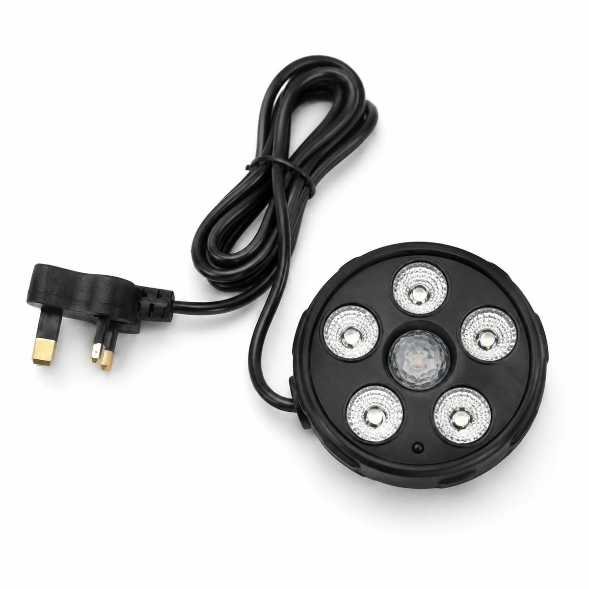 6 LED Power Can RGB Light with UK 3-pin plug
