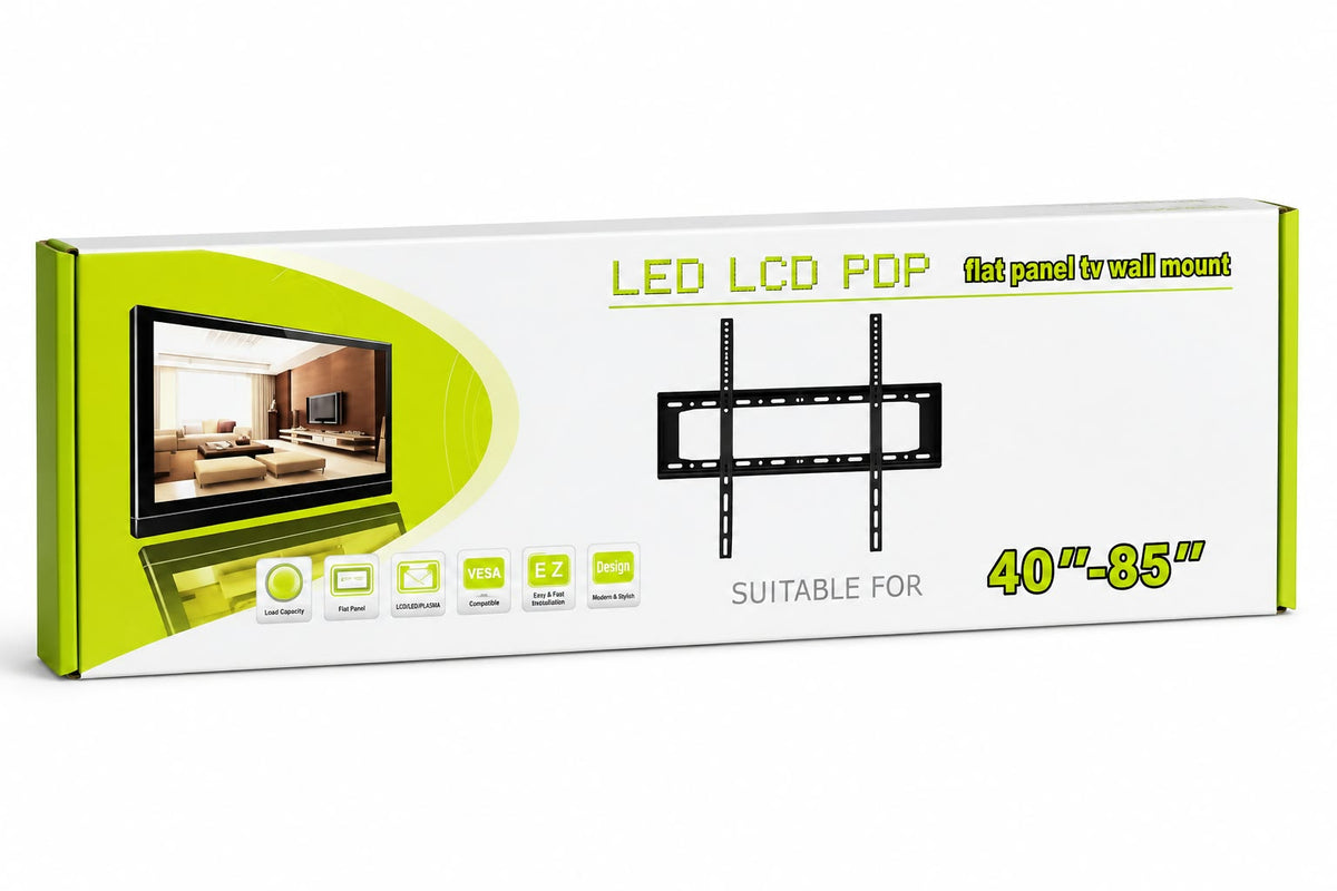 LED LCD POP 40–85 Inch TV Wall Mount
