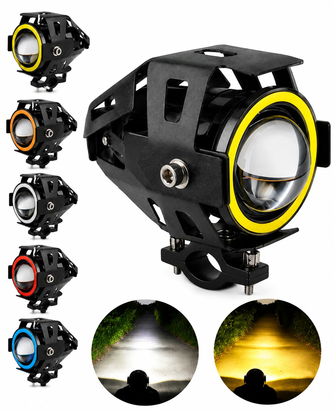 LED Motorcycle Auxiliary Fog Light