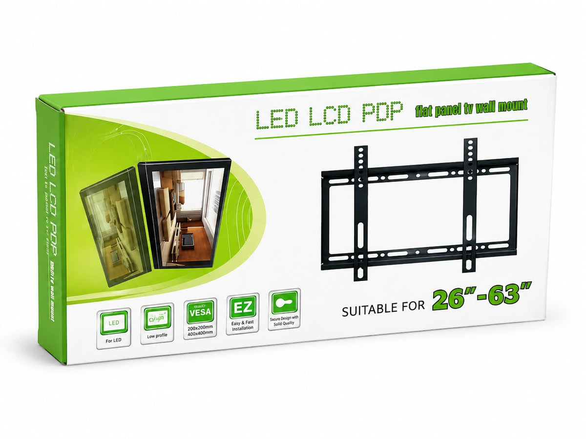 LED LCD PDP flat panel TV wall mount for 26–63 inch TVs
