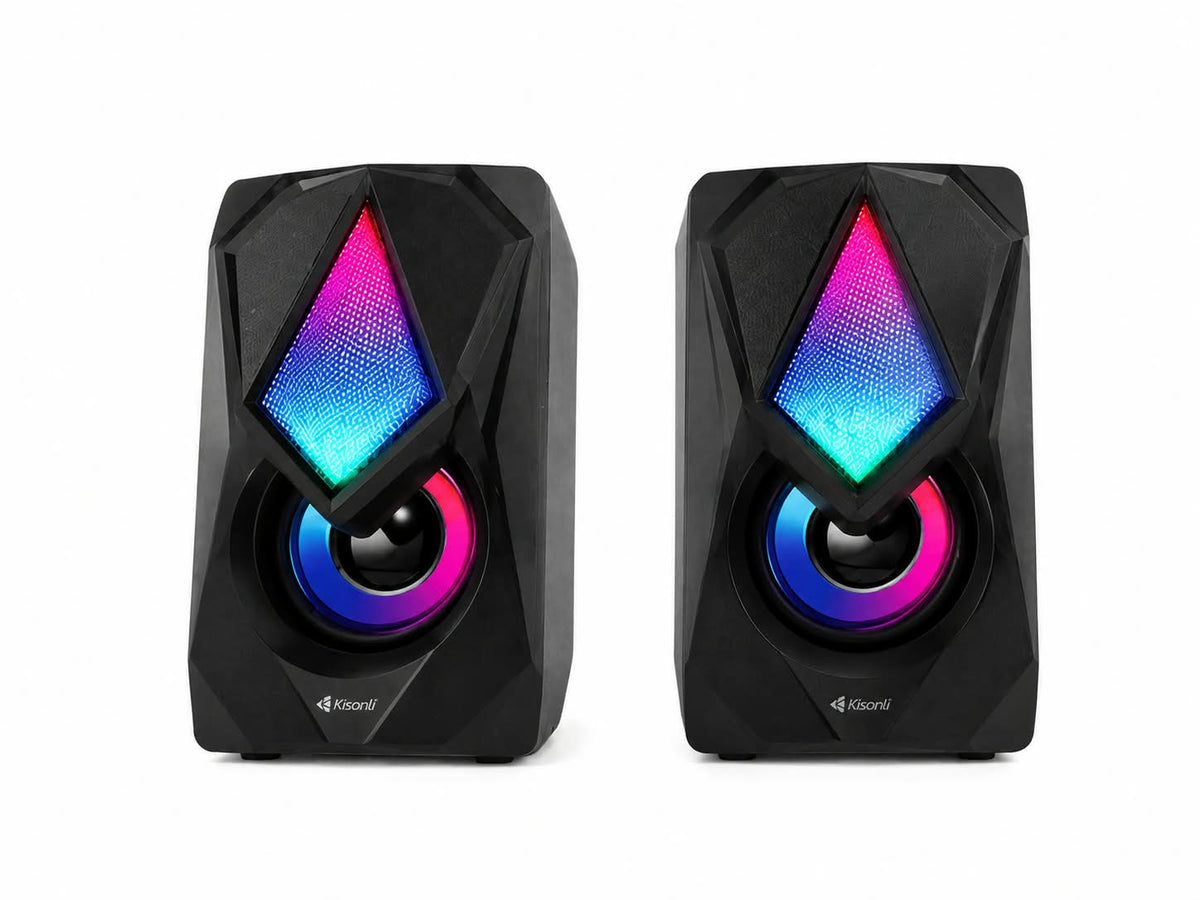 Kisonli IL-9090 Plus 3 inch RGB multimedia speaker
