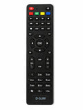 D-SLIM Universal TV Remote Control black TV remote

