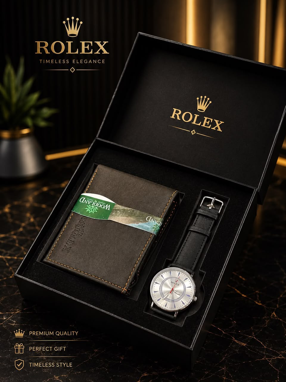 Men’s Watch & Wallet Gift Set