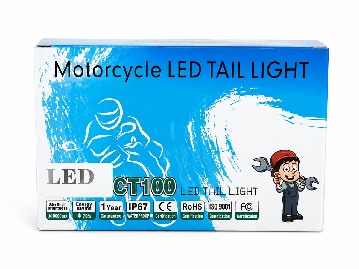 CT100 Motorcycle LED Tail Light