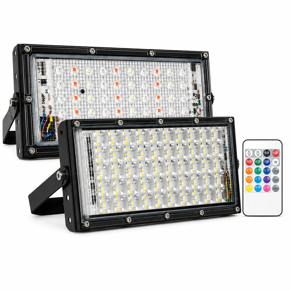 50W RGB LED Flood Light – IP66 Waterproof Outdoor Light
