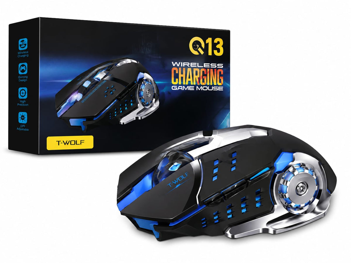 T-WOLF Q13 Wireless Charging Gaming Mouse