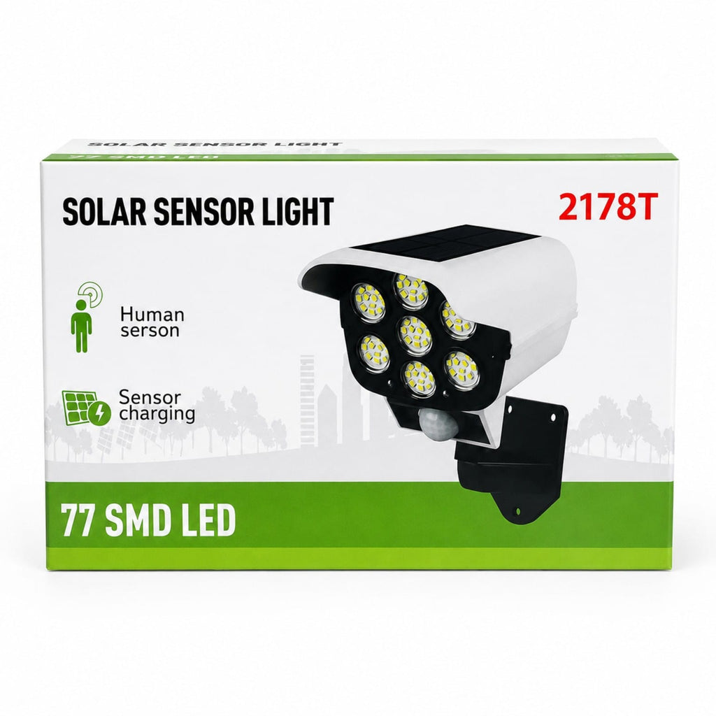 Solar Sensor Light 2178T – 77 SMD LED