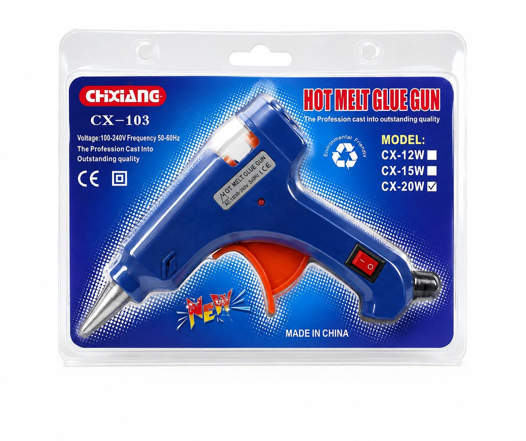20W / 60W Hot Melt Glue Gun – Electric Adhesive Glue Gun