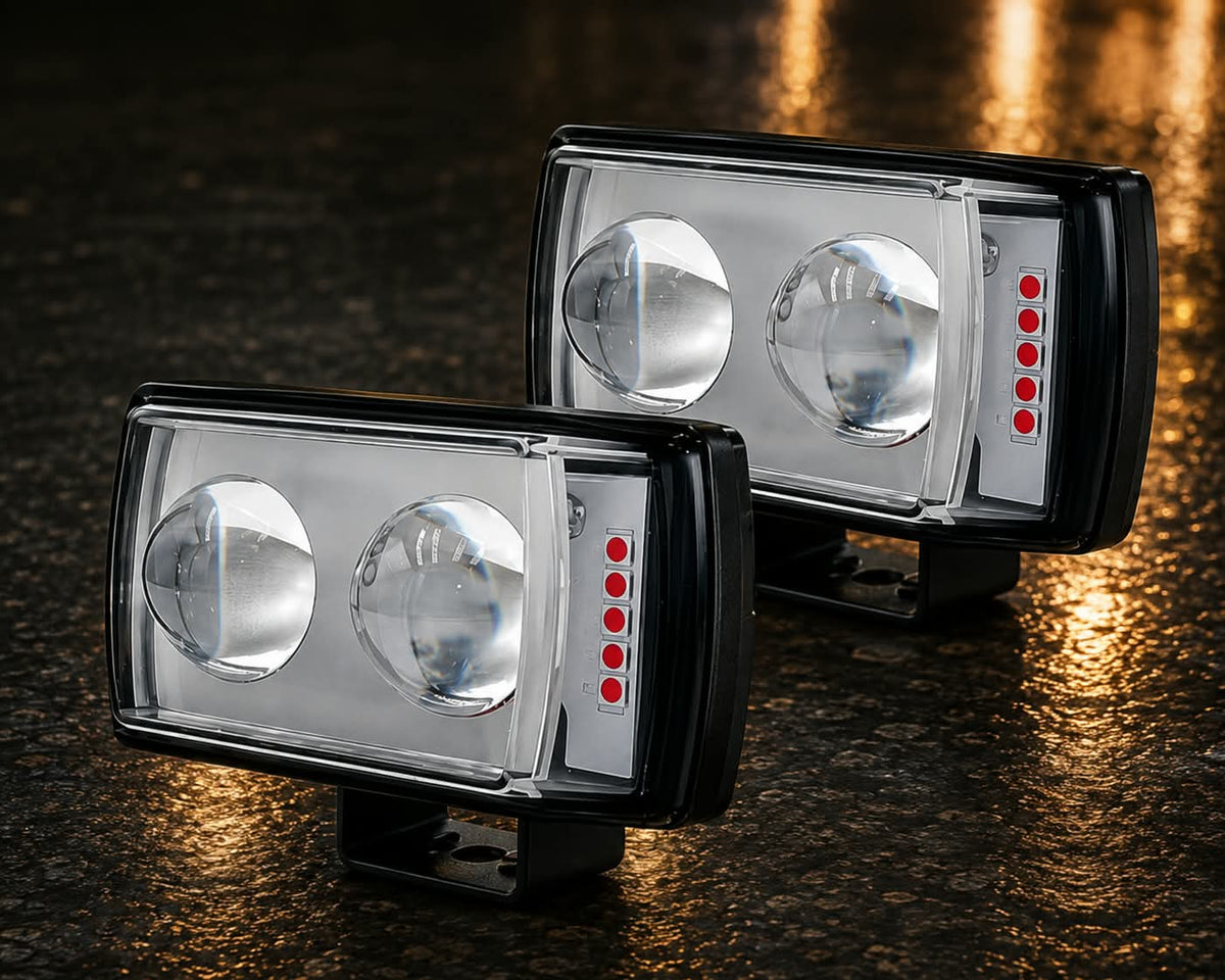 12V 6 Mode LED Spot Light – 2/3/4/5/6 Lens