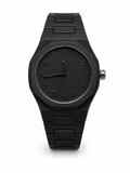 Arabic Numeral Black Analog Wrist Watch